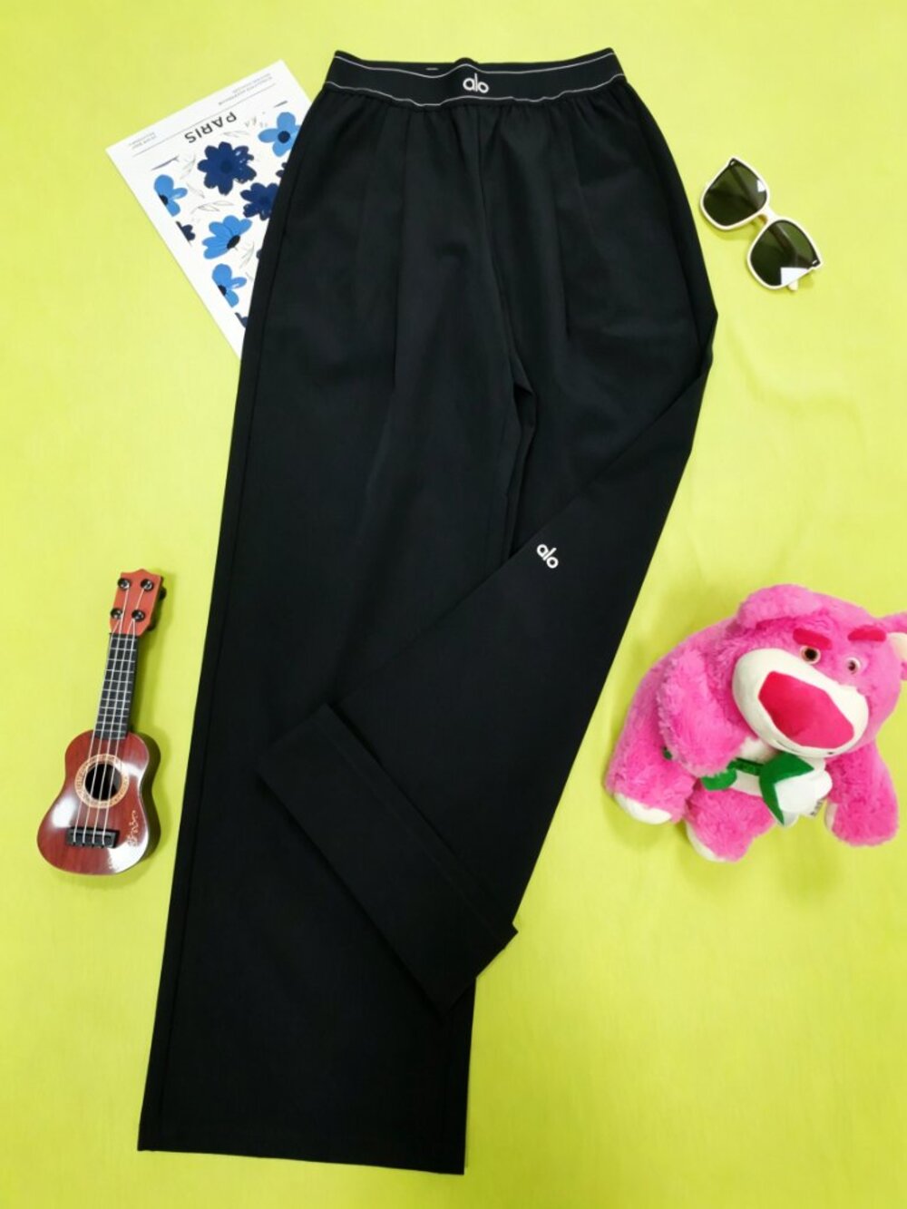 🐱‍👤NWT ALO Yoga Suit Up Trouser Black Womens Regular 30" Inseam🦓 - Picture 8 of 15